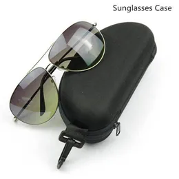 Storage Bags Portable Sunglasses Protector Travel Pack Pouch Glasses Case Black Zipper Box Clam Shell Hard Eyewear Accessories