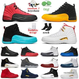 Jumpman 12 Herren-Basketballschuhe Reverse Flu Game Royal 12s Dark Concord University Gold Outdoor-Herrentrainer J Jordan Jordan