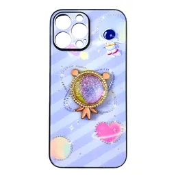 Painted Star Mobile Phone Case Diamond Bling Bracket na iPhone 14 13 12 11 Pro Max
