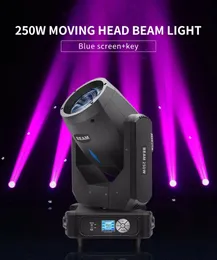 Moving Head Lights Professionelle hohe Helligkeit 250 W Beam Spot Dmx 512 8r DJ Bühnenlichter