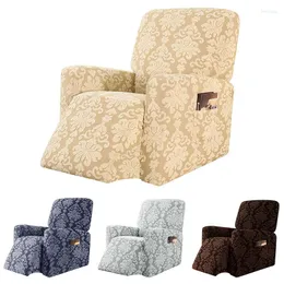 Chair Covers Single Seat Recliner Cover Massage Sofa With Pocket Elastic Armchair Slipcover All-inclusive Couch Case Protector