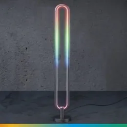 RGB Corner Floor Lamp Music Sync App Control Creative DIY Mode LED Lamp f￶r sovrums vardagsrumsspel