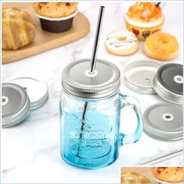 Drawer Trays Covers Tinplate Mason Jar Lids Er With St Hole 2 Colors Drinking Glass Ers Kids And Adt Parties Accessories Sports2010 Dh1Sx