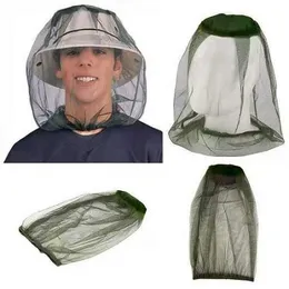 Hattar anti-mygg cap rese camping säkring lätt midge mygg insekt hatt bug mesh huvud netto ansiktsskydd