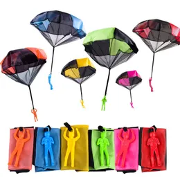 Party Fidget Toys Hand Throwing Parachute Kids Outdoor Funny Toy Game Play for Children Fly Parachute Sport med Mini Soldier