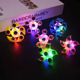 LED -handskar Sm￥ leksaker Creative Finger Tip Top Spinning Children's Ring Armband Vuxen Nattklubb Gadgets