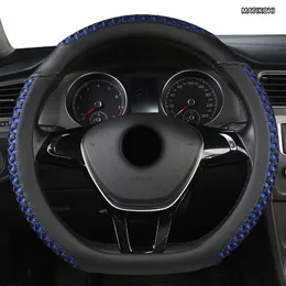 Steering Wheel Covers MATIKOHI Leather Car Cover For Hondas Civics CRV BRV Fit Jazz Accords City Freed Mobilio Stream