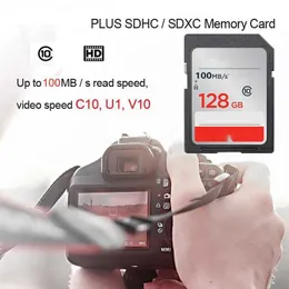 16GB 32GB 64GB 128GB 256GB C10 80mbps UHS-I SD 80MBs Memory Big SD Card For Shoot Camera Camcorders in Retail Package