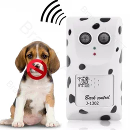 Hundträning Lydnad Anti Bark Device Ultrasonic Repeller Trainer Equipment Anit Barking Clicker Pet Supplies 221007