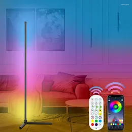 Golvlampor Dream Color LED -lampan USB 5V Atmosphere Smart Night Light Music Remote Control RGB For Home Party Stand Lighting