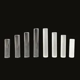 Cachimbos de coluna de quartzo 22mm 27mm 30mm 35mm com 6mm OD Terp Insert Pearls transparentes jateados para unhas ocas de quartzo Banger Cone