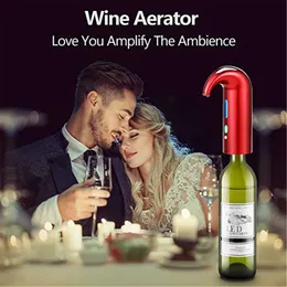 Elektriskt vin One Touch Portable Pourer Aerator Tool Dispenser Pump USB RECHAREBLEABLE CIDER DECANTER ACCNAGORS FÖR BAR HEM ANVÄNDNING Köksagglar