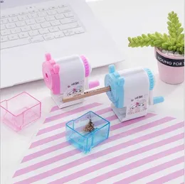 Creative cartoon automatic pen sharpener student learning stationery kid hand-cranked pencil Cutting implement faster more convenient and personality