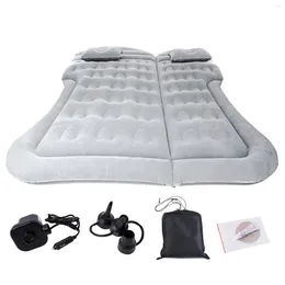 Interior Accessories Car Air Mattress Travel Sleeping Bed Camping Inflatable For Universal SUV Extended With Two Pillows