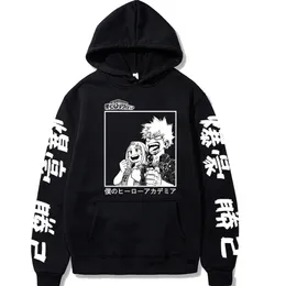 Sweats à capuche pour hommes Sweatshirts Anime My Hero Academia Pulls à capuche Bakugou Katsuki Graphique Imprimé Tops Casual Hip Hop Streetwear G221008