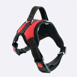 Dog Collars Pet Harness Collar Nylon Heavy Duty Adjustable Padded Extra Big Large Medium Small Harnesses Vest Husky Dogs Supplies