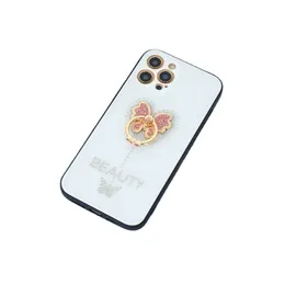 Bunter Schmetterling Diamantbesetzte Halterung Handyhüllen Bling für iPhone 14 13 12 11 Pro Max Handyhüllen