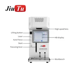 LCD -separatormaskin för telefonskärmsglasreparationstäckningsseparation Ingen skada för moderkortgraveringsbrev DIY Jiutu