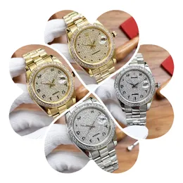 Montre DE Luxe babysbreath Montre diamant 41x12mm mouvement mécanique automatique en acier montres pour hommes montres de luxe montres-bracelets