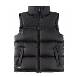 Tam Fermuar Puffer Gilet Yelek Ceket Ceket Vücut Yürütmeci Kış Giyim Kadın Erkekler Boyut S-XXL