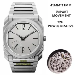 New Mens Designer Watches OCTO Import Mechanical Automatic Movement Fashion Watch 41mm Titanium Tungsten Steel Case Bracelet Sapphire montre de luxe Wristwatches