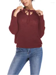 Women's Sweaters Women's 2022 Spring Autumn Casual 3 Solid Color Knitted Two Wear Long Sleeve Loose M-xl Women Sweater Jl-fz5897