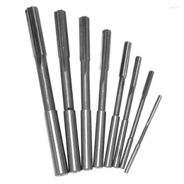 8pcs/set HSS H7 Machine Reamer Straight Shank Chucking Reamers Set Cutter Tool 3/4/5/6/7/8/9/10mm