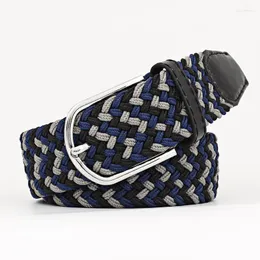 Belts Belt Elastic For Men Golf Leather Top Tip Male Canvas Stretch Braided Waist Wide Designer Women