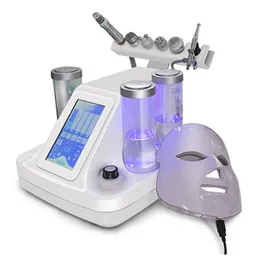 7 in 1 Hydro Micro dermabrasion Oxygen Small Bubble Facial Machine Skin Cleansing Beauty Instrument RF Lifting Blackhead Remover Aqua Facial Device