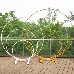 Party Decoration 250cm Round Balloon Arch Holder Bow Of Circle Wreath Stand Wedding Birthday Decor Baby Shower Background