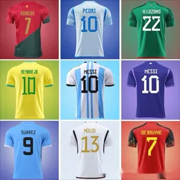 Hayranlar Tops Futbol Forması 22 Katar Dünya Kupası Futbol Üniformaları Milli Takım Fabrikası Özel Doğrudan Satış Ter Emme Renk Polyester Malzemesini Kaybetmiyor