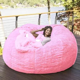 Chair Covers Comfortable Sofa Bed Cover Cloth Bean Bag Anti-scratch Giant Couch Been Bedroom Slipcover Dust-proof