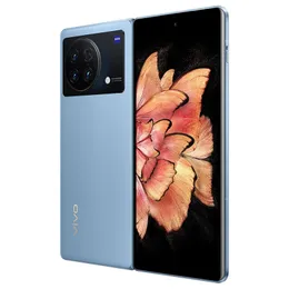 オリジナルのVivo x Fold Plus 5G携帯電話折りたたみ式フラッグシップ12GB RAM 256GB 512GB ROM Snapdragon 50MP NFC Android 8.03 "2KスクリーンフィンガープリントIDフェイスウェイクスマート携帯電話