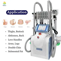 7 i 1 bantmaskin 360 Fat Cool Lipolaser Cavitation Skin Drawing Face Lift 3D Cryo Machine