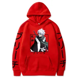 Herren Hoodies Sweatshirts Hitsugaya Toushirou Bleach Haruku Japan Anime Lustige Cartoon Cool MEN Hoody Streetwear Oversizent W8