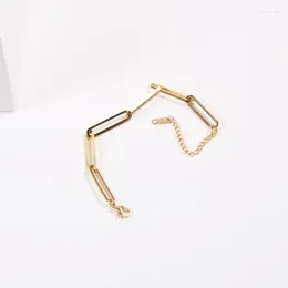 Bracelets de charme Jóias de aço inoxidável Bracelete de pino de papel para mulheres no atacado da moda