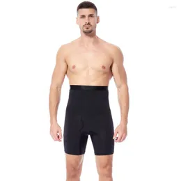 Modelagem do corpo masculino Modelagem de barriga de barriga de barriga abdômen shorts de roupas íntimas homens modelam brindes sem costura