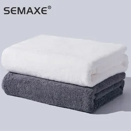 Toalha Semaxe Banho de algodão puro Luxo de alta qualidade Conjunto 70x140cm de duas peças Super absorvente Amarelo Branco Azul G 221008