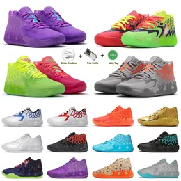 Buty do koszykówki Treny sportowe Black Blast Buzz City Rock Ridge Red Lamelo Ball 1 MB.01 MĘŻCZYZNIE LO UFO Nie stąd Queen City Rick i Morty Galaxy Beige