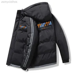 trapstar mens 2022 autumn winter classic hooded warm parkas jacket coat men outwear casual outfits warm parka men