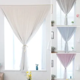 Sheer Curtains Punch Free Curtains Blackout Window Decor Bedroom Living Room DoubleLayer Yarn Decoration Shading Bedroom Blind Drape 221008