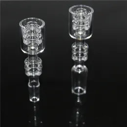 다이아몬드 매듭 흡연 석영 스택 Banger 손톱 20mmOD 10mm 14mm Bangers 손톱 유리 물 봉 Dab Rigs 실리콘 마우스 피스