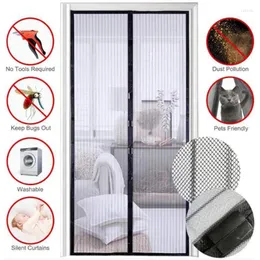 Curtain Magnetic Mosquito Nets For Doors Diamond Mesh Door Automatic Closing Net Can Be Customized