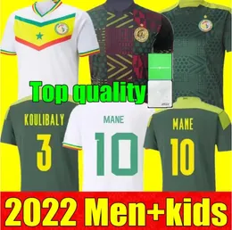 2022 2023 Senegal 1 ster voetbalshirts 22 23 nationaal MANE KOULIBALY GUEYE KOULIBALY SARR Maillot de voetbalshirt 2023 retro vintage klassiek uniform
