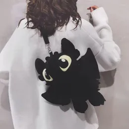 Duffel Bags Kawaii Black Harajuku Mini Make -uptas Dames schattig Mall Goth Dark Aesthetic Pack Emo Punk Alt Small Gotic Handtassen Accessoires