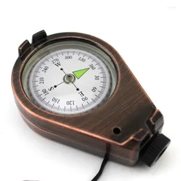 Utomhus prylar navigator kompass noctilucens metall brons retro anti-p￥verkan h￶g stabilitet kl￤ttring vandring bergskl￤ttring tillbeh￶r