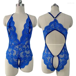 Ensembles De Soutiens Gorge Sexy Sans Entrejambe Bleu Lingerie ...