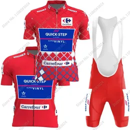 Jersey de ciclismo Conjunta 2022 Passo r￡pido Spanha Tour Team Cycling Jersey Set Cycling Roushed Road Bike Suit Bicycle Bib Shorts MTB ROPA MAILLOT