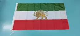 إيران الأسد القديمة 3x5ft الأعلام الديكور 100D البوليستر لافتات داخلية في الهواء الطلق في الهواء الطلق مع اثنين من الحلقات النحاسية