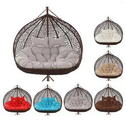 Pillow Hanging Basket Chair Thickening Double Swing Cloth Mat Indoor Outdoor Household Garden Back